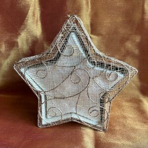 Five 5 Star Boxes wire MOP painted cardboard